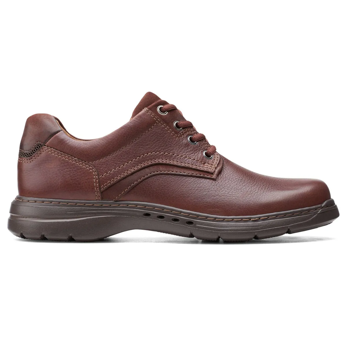 CLARKS UN BRAWLEY PACE MOHGANY - MENS