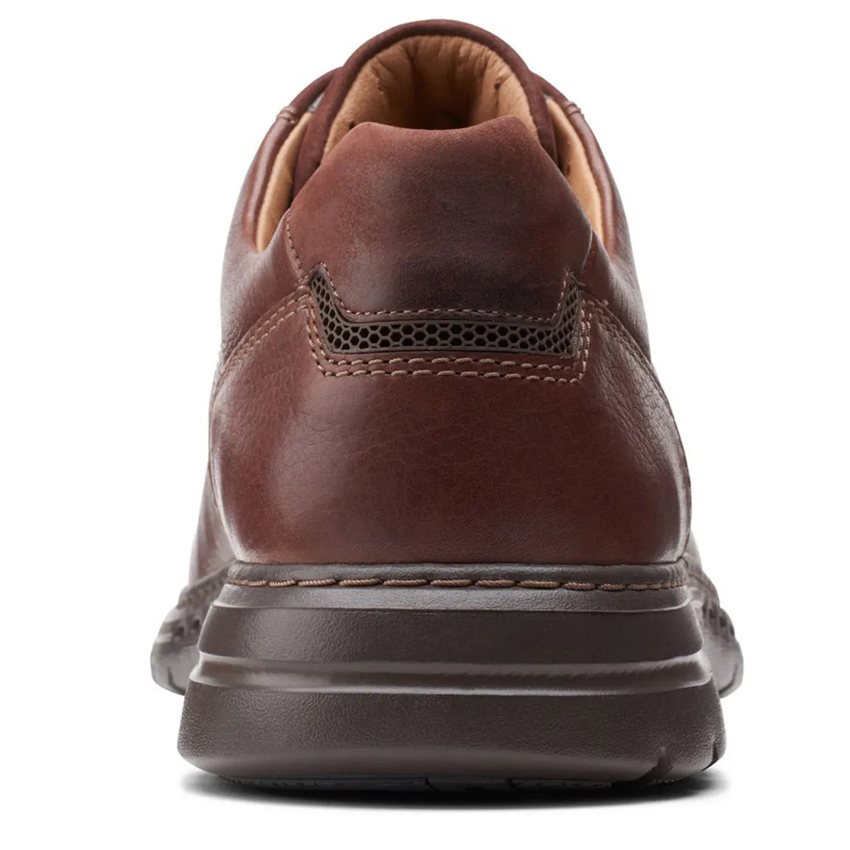 CLARKS UN BRAWLEY PACE MOHGANY - MENS