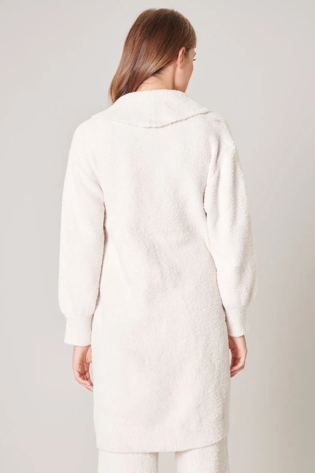 Cloud Nine Fuzzy Shawl Collar Cardigan