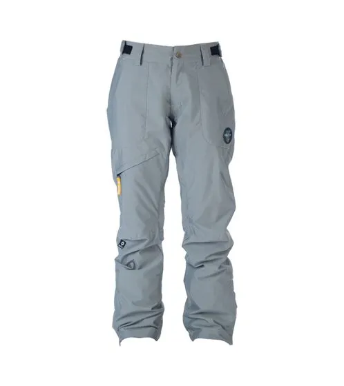 Comodi pantaloni da snowboard da donna NIKITA Eco-White Pine, pantaloni da neve traspiranti, NOWBECO-PLT grigio