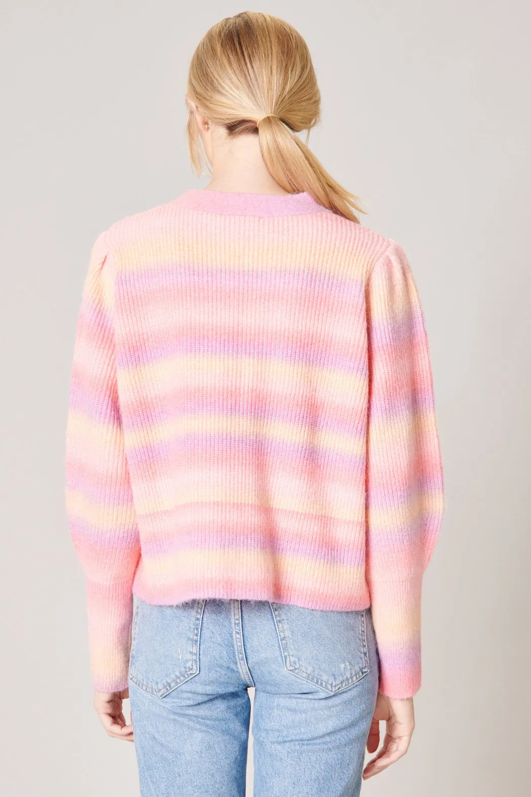 Cotton Candy Skies Button Front Cardigan