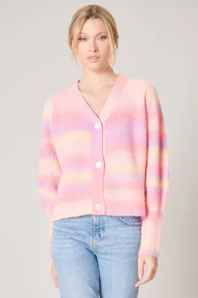 Cotton Candy Skies Button Front Cardigan