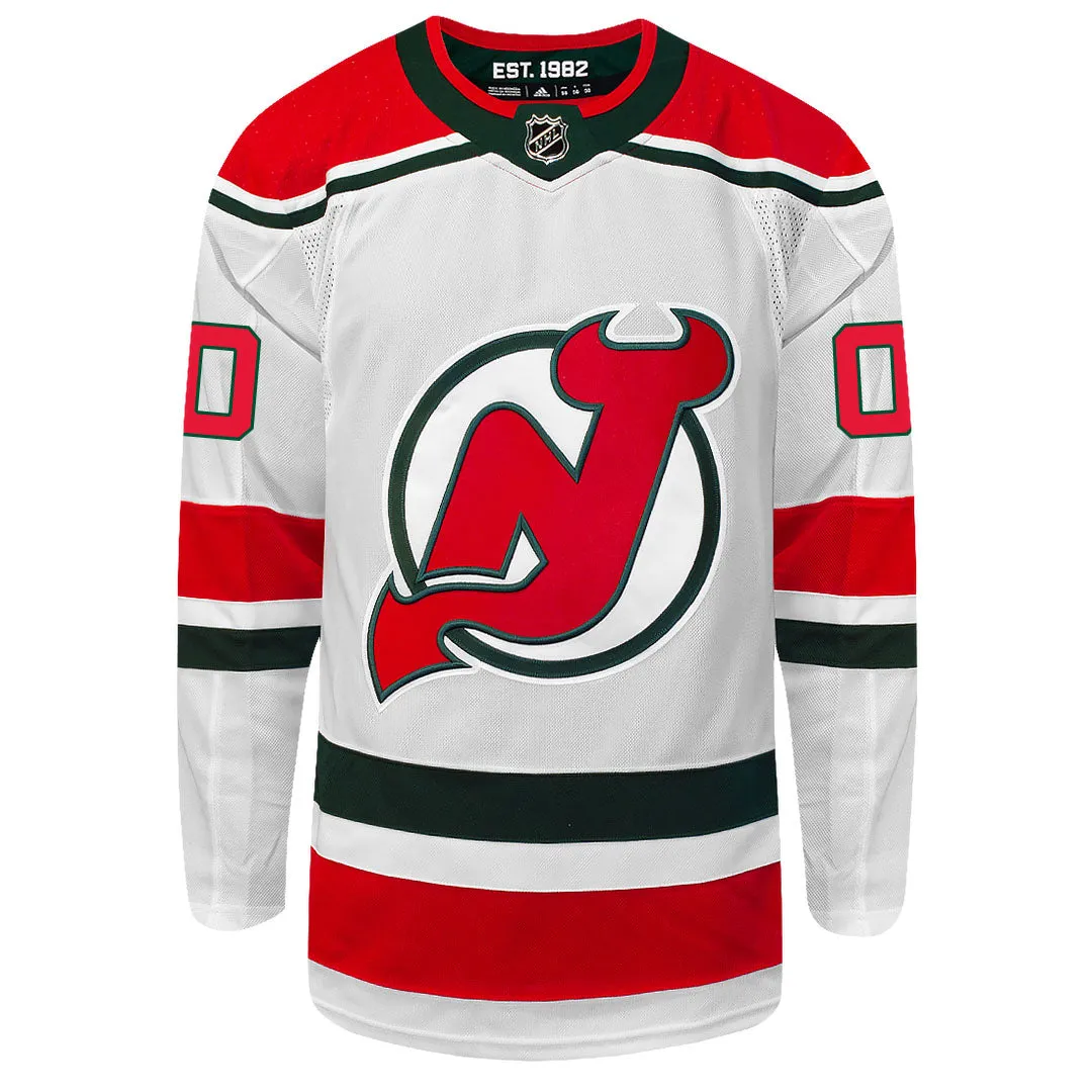 Customizable New Jersey Devils 2022 Adidas Heritage Primegreen Authentic NHL Hockey Jersey     