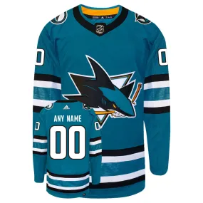 Customizable San Jose Sharks 2022 Adidas Primegreen Authentic NHL Hockey Jersey     