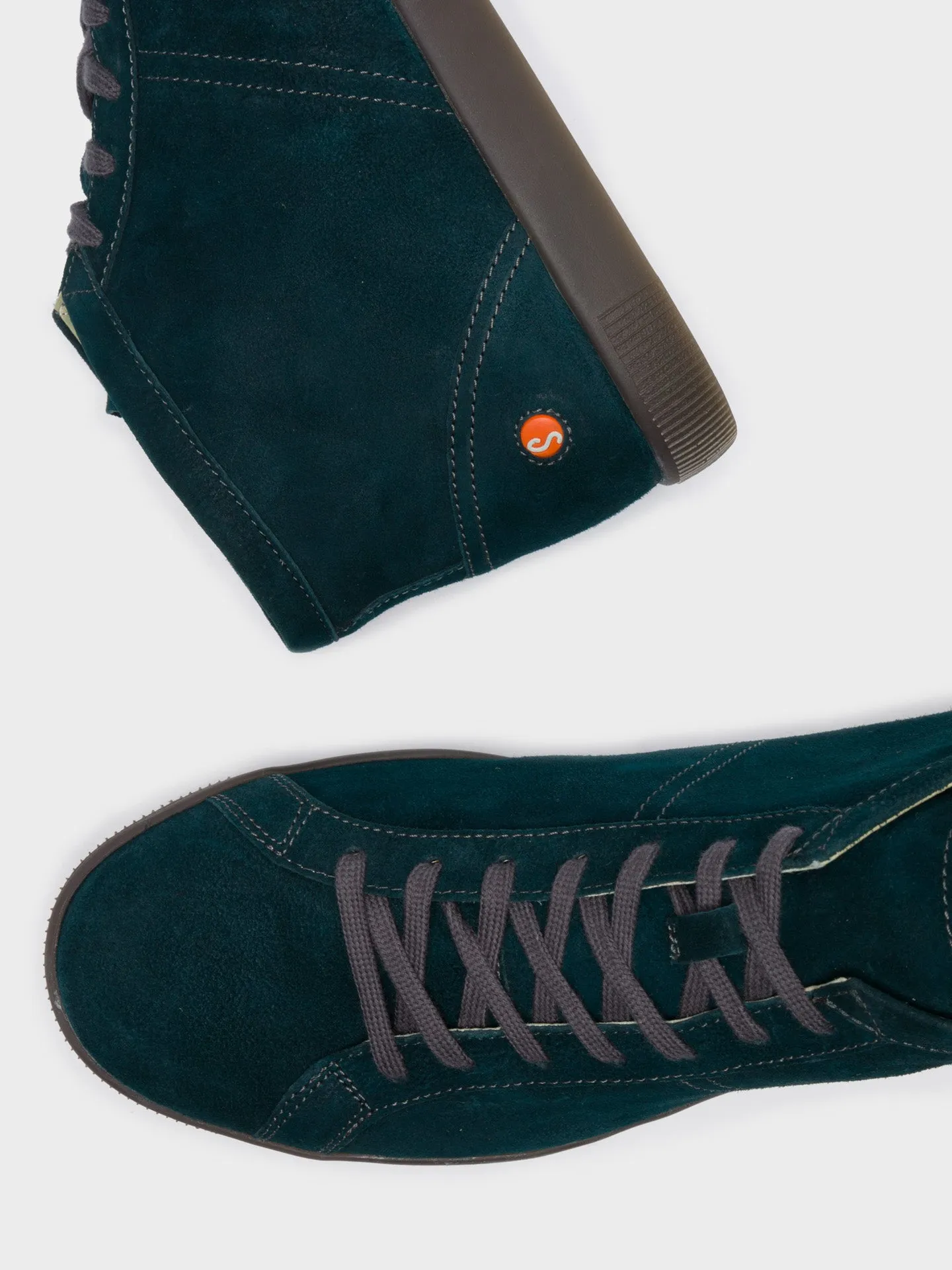 DarkGreen Hi-Top Trainers