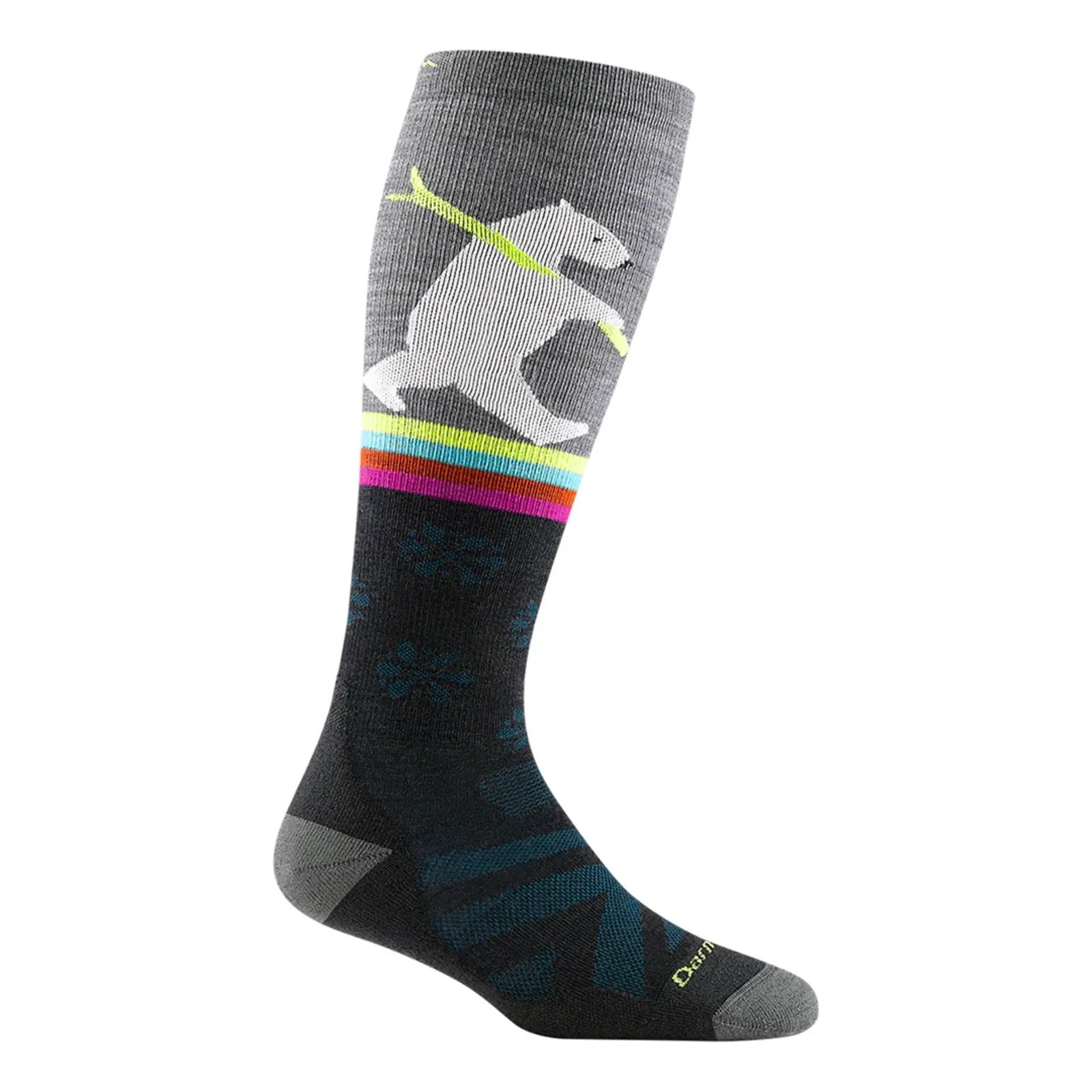 Darn Tough Women's Due North Over-the-Calf Midweight Ski & Snowboard Socks