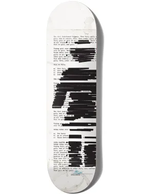 Davis Redacted 8.25 Skateboard Deck