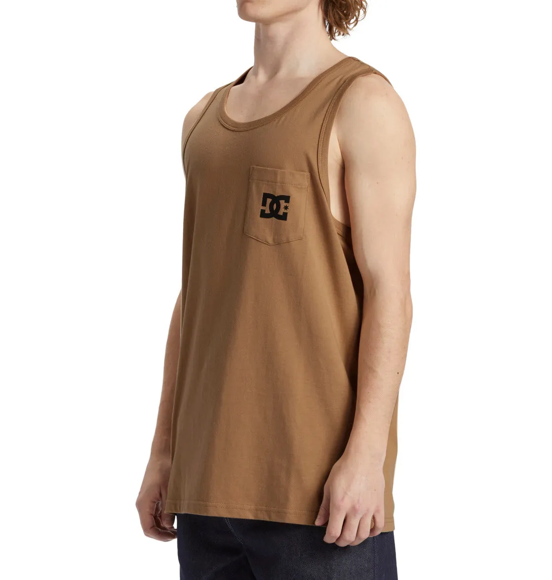 DC Shoes Mens DC Star Pocket Crew Neck Vest Top