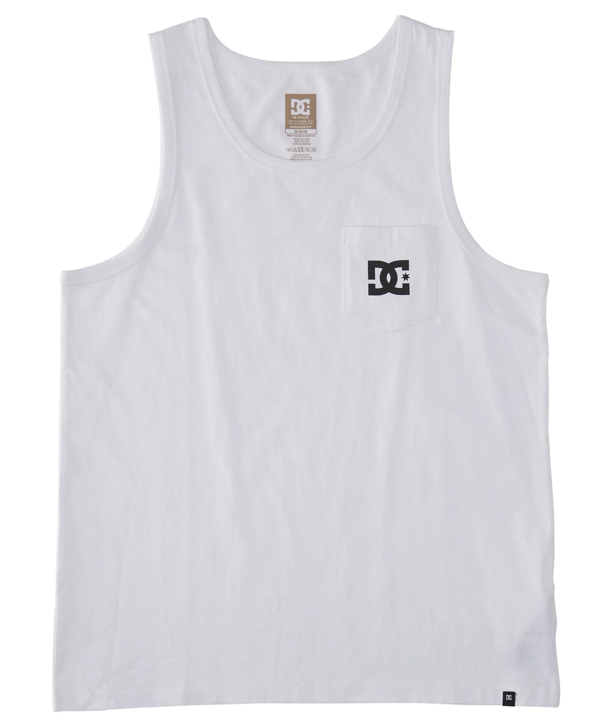 DC Shoes Mens DC Star Pocket Crew Neck Vest Top