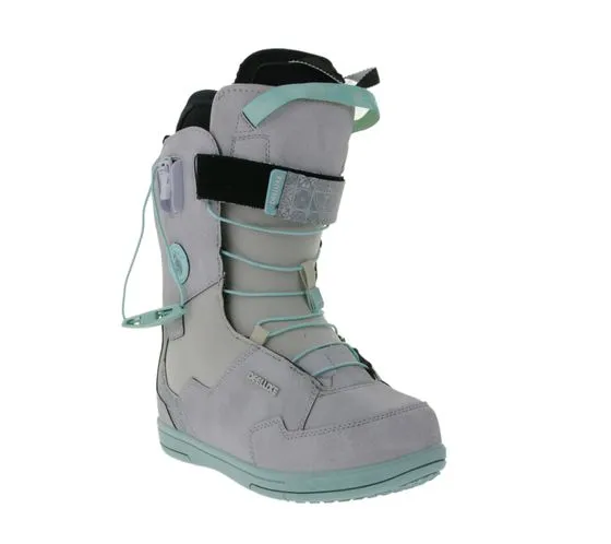 DEELUXE bottes de snowboard femme avec couche isolante bottes de sports d'hiver 572051-2000/9955 gris