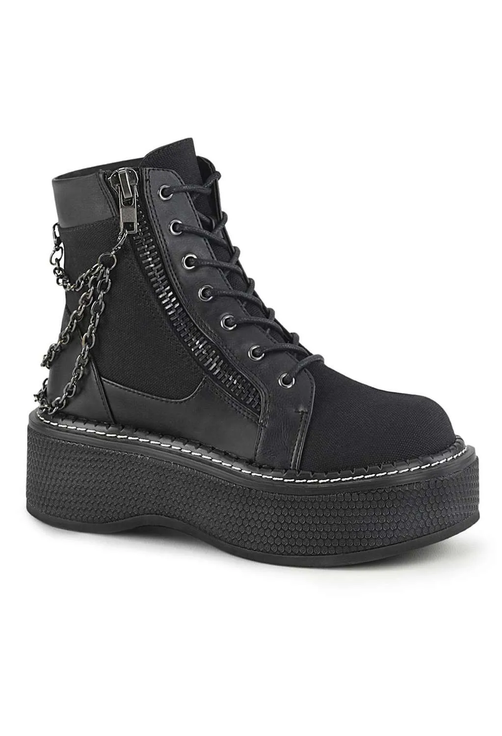 Demonia Cult EMILY-114 Platform Ankle Boot | Dark Ages