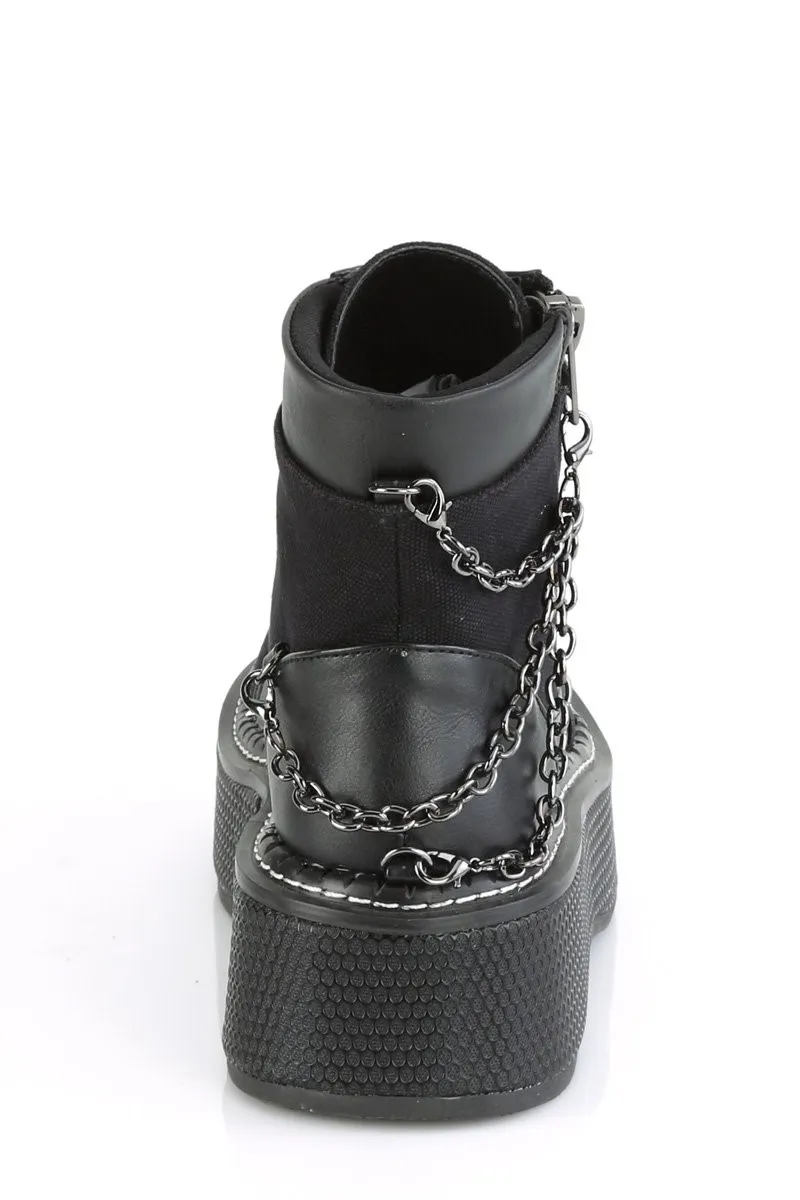 Demonia Cult EMILY-114 Platform Ankle Boot | Dark Ages