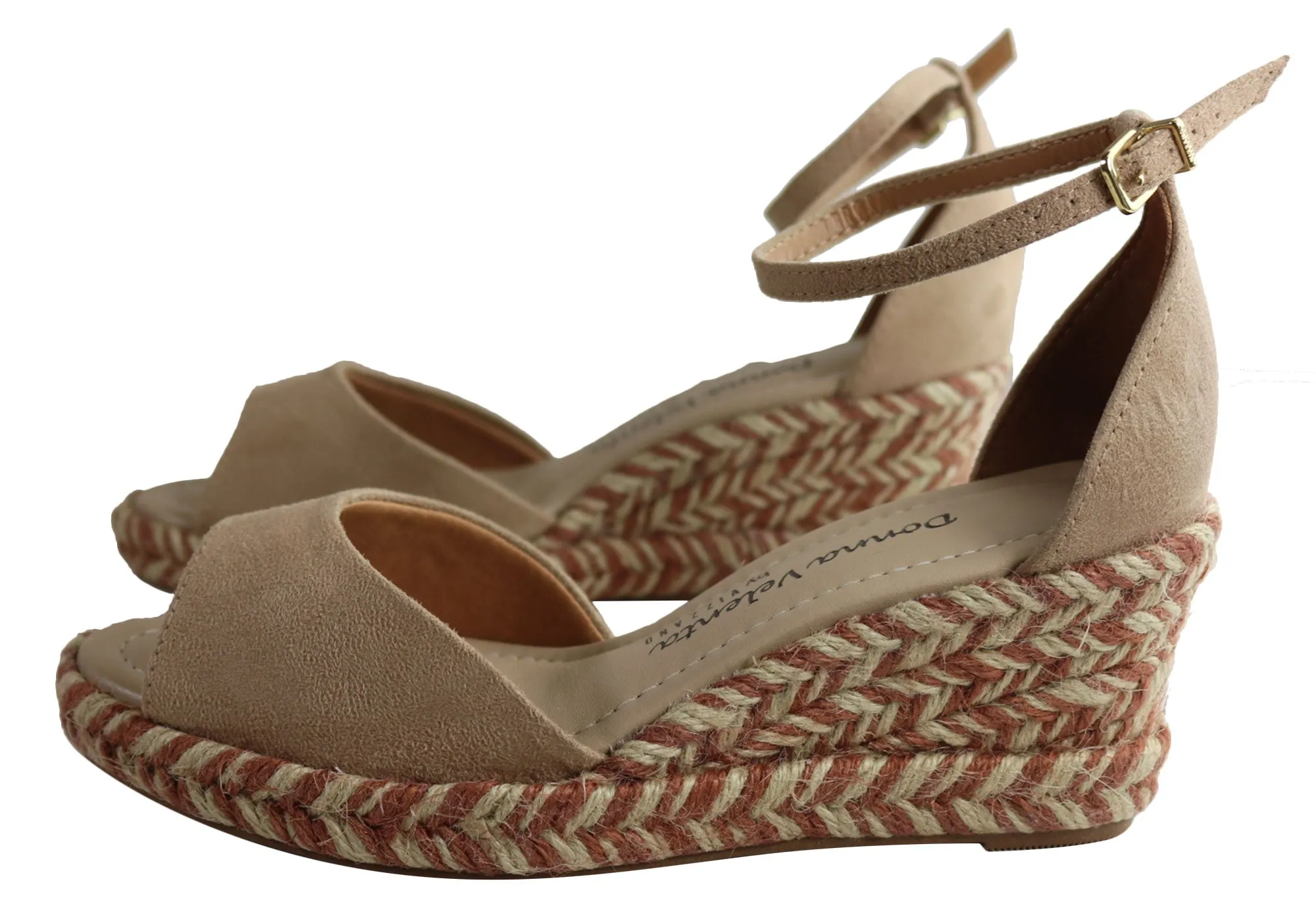 Donna Velenta By Vizzano Camelot Womens Comfortable Wedge Sandals