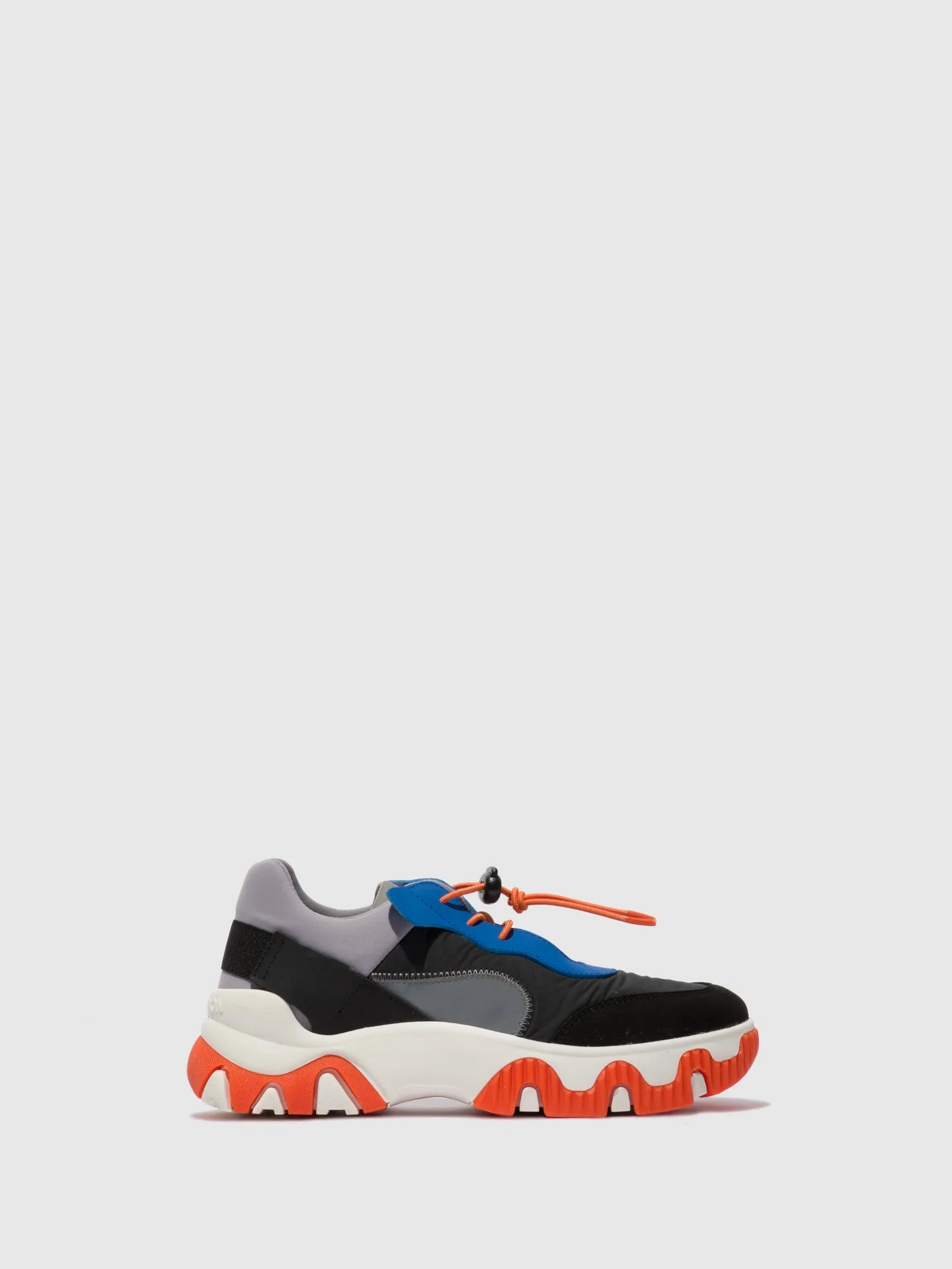 Elasticated Trainers FIAN634FLY MULTI GREY/BLUE/ORANGE