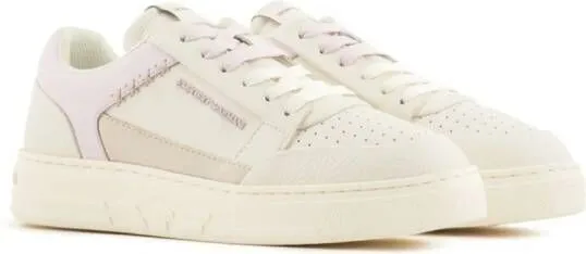 Emporio Armani ASV leather sneakers Pink