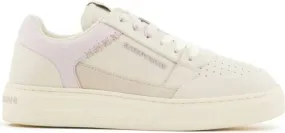 Emporio Armani ASV leather sneakers Pink