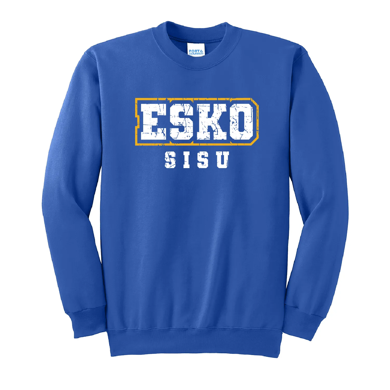 Esko Fall Sisu Soccer Essential Fleece Crewneck Sweatshirt TALL