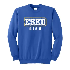 Esko Fall Sisu Soccer Essential Fleece Crewneck Sweatshirt TALL