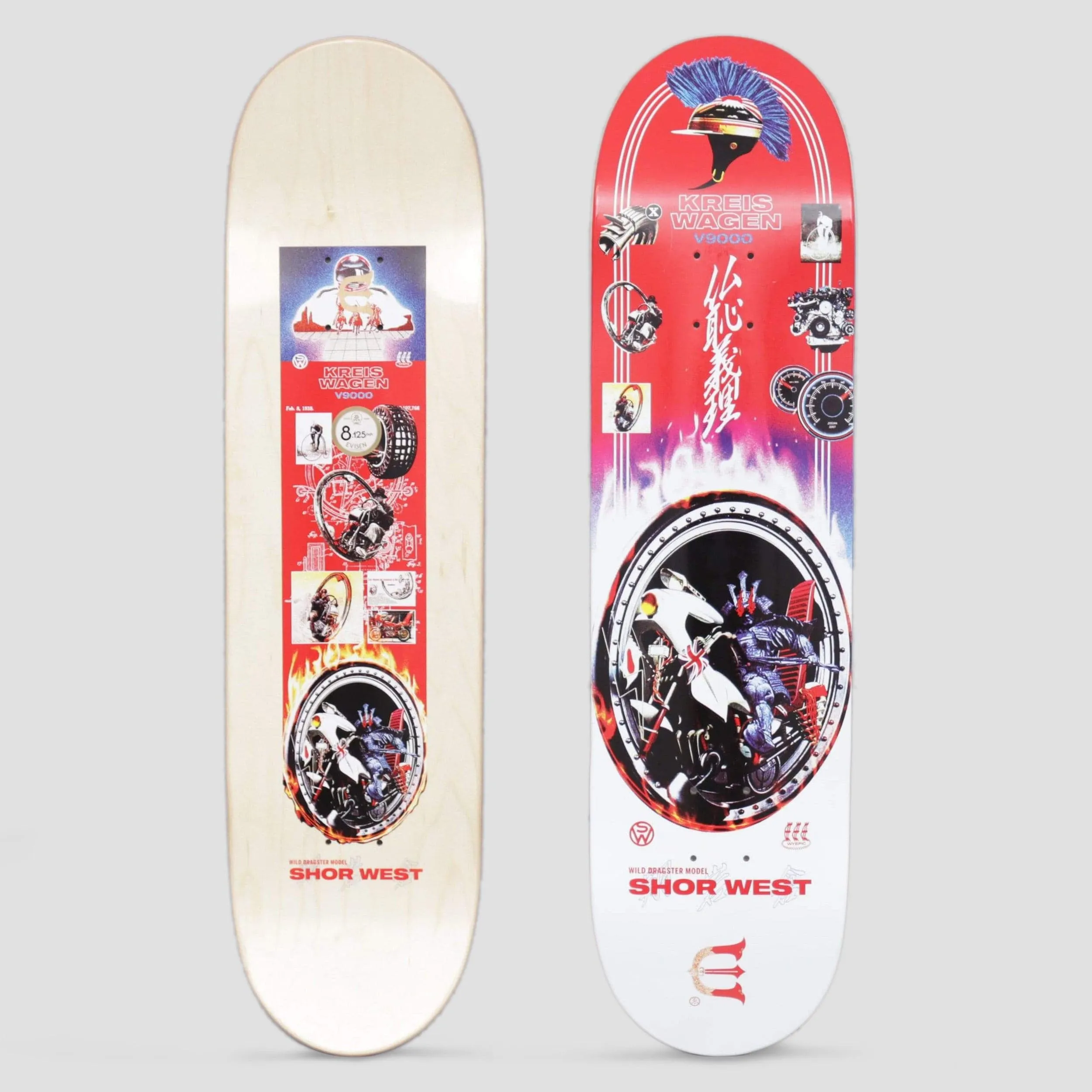 Evisen 8.125 Shor West Skateboard Deck