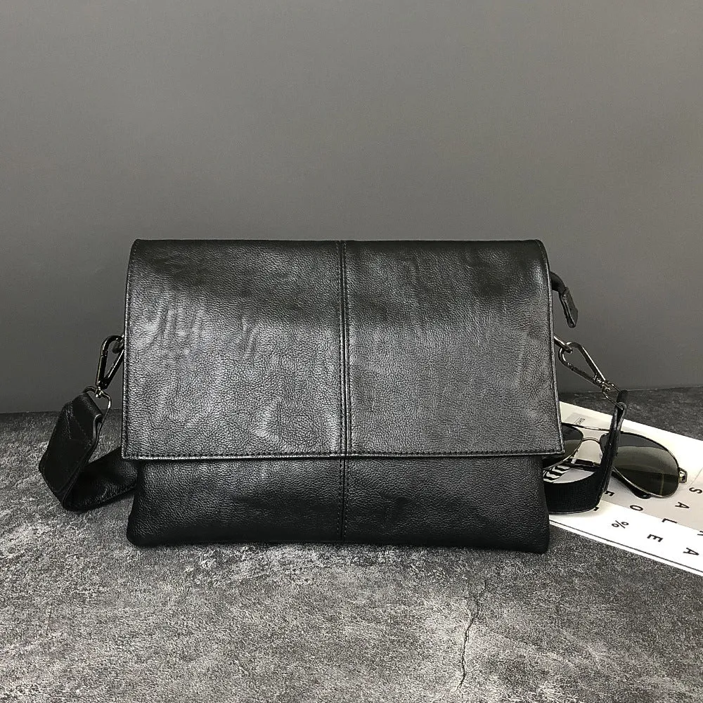 Faux Leather Minimal Crossbody Bag