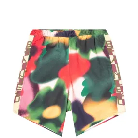 FLORAL WATERCOLOR BEACH SHORT