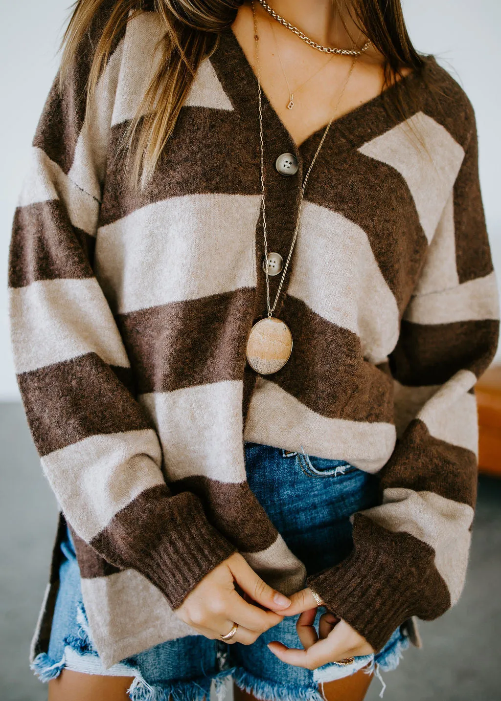 Florence Striped Cardigan