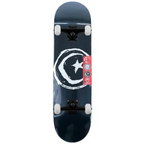 Foundation Star & Moon Black Complete Skateboard 8.375