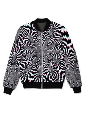 Fractal Ripples Bomber Jacket