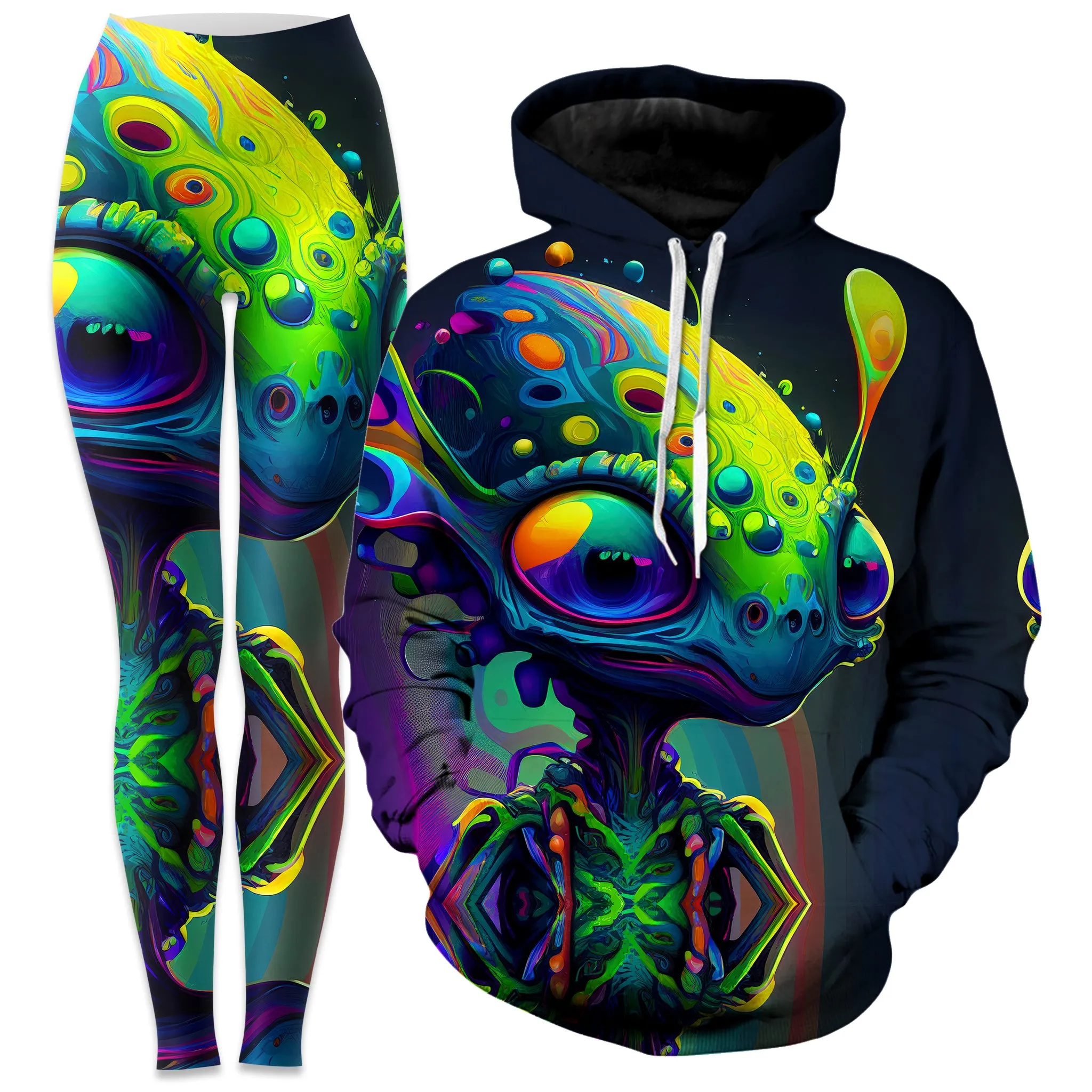 Friendly Visitors Hoodie and Leggings Combo