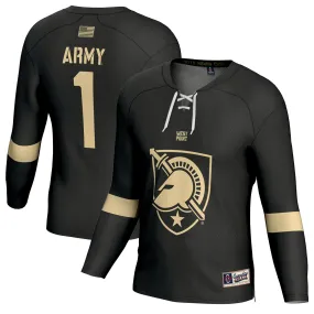 GameDay Greats #1 Army Black Knights Black Hockey Fashion Jersey