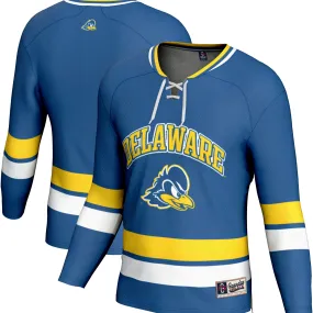 GameDay Greats Delaware Fightin' Blue Hens  Royal Spirit Hockey Jersey