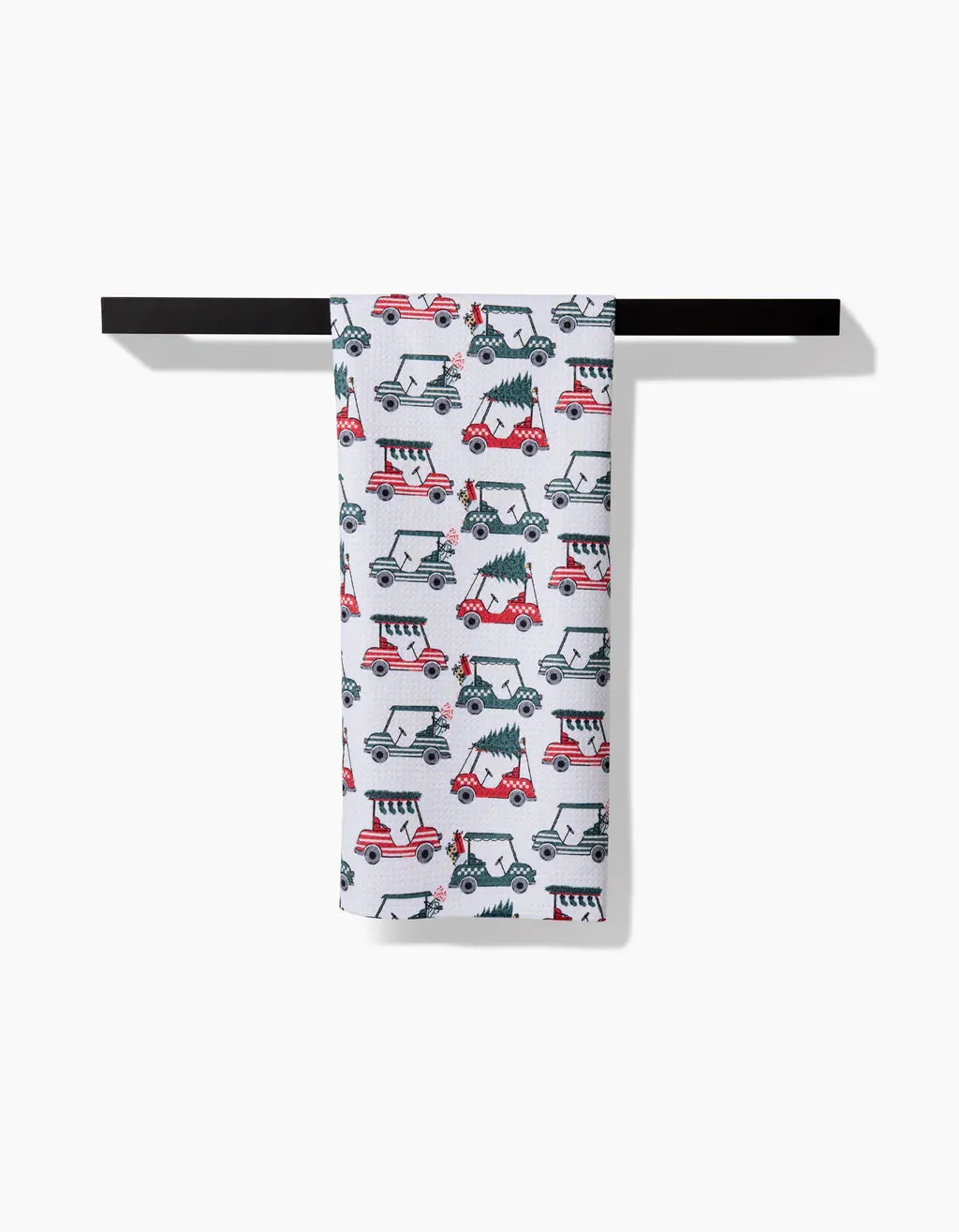 Geometry Holiday Golf Kitchen Tea Towel