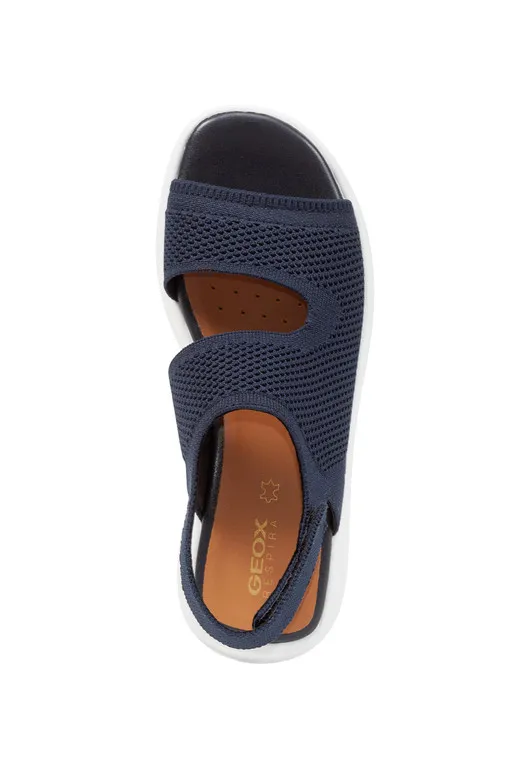 Geox Spherica EC5 D45SVA 0006K C4002 Navy Sandals for Women