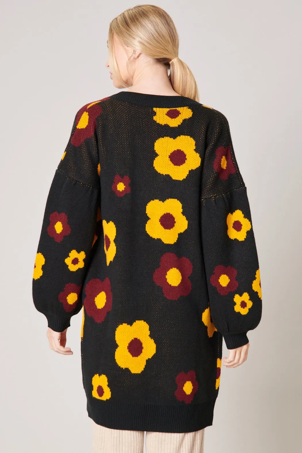 Gilly Floral Oversized Cardigan