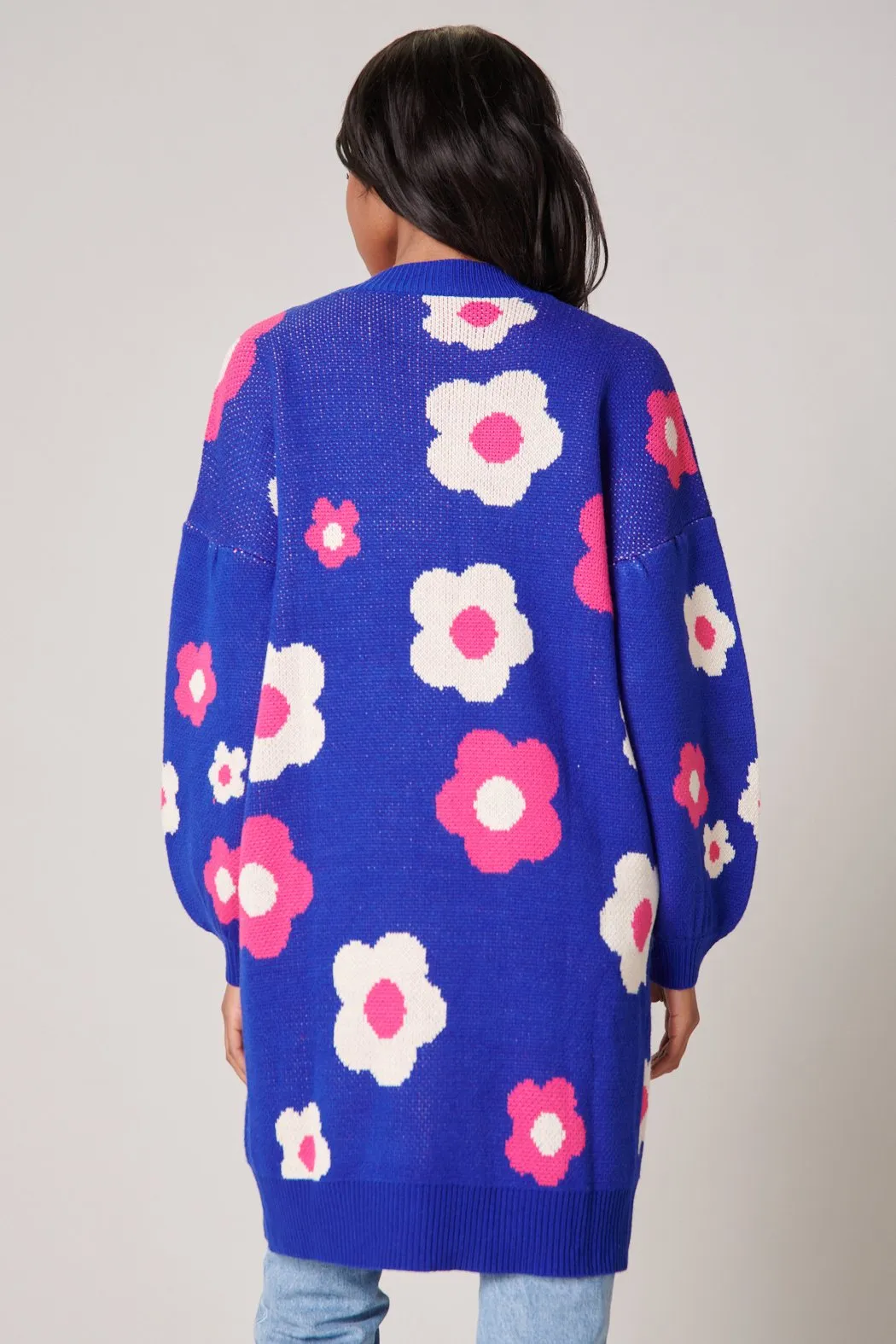 Gilly Floral Oversized Cardigan