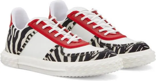 Giuseppe Zanotti Blabber panelled low-top sneakers White