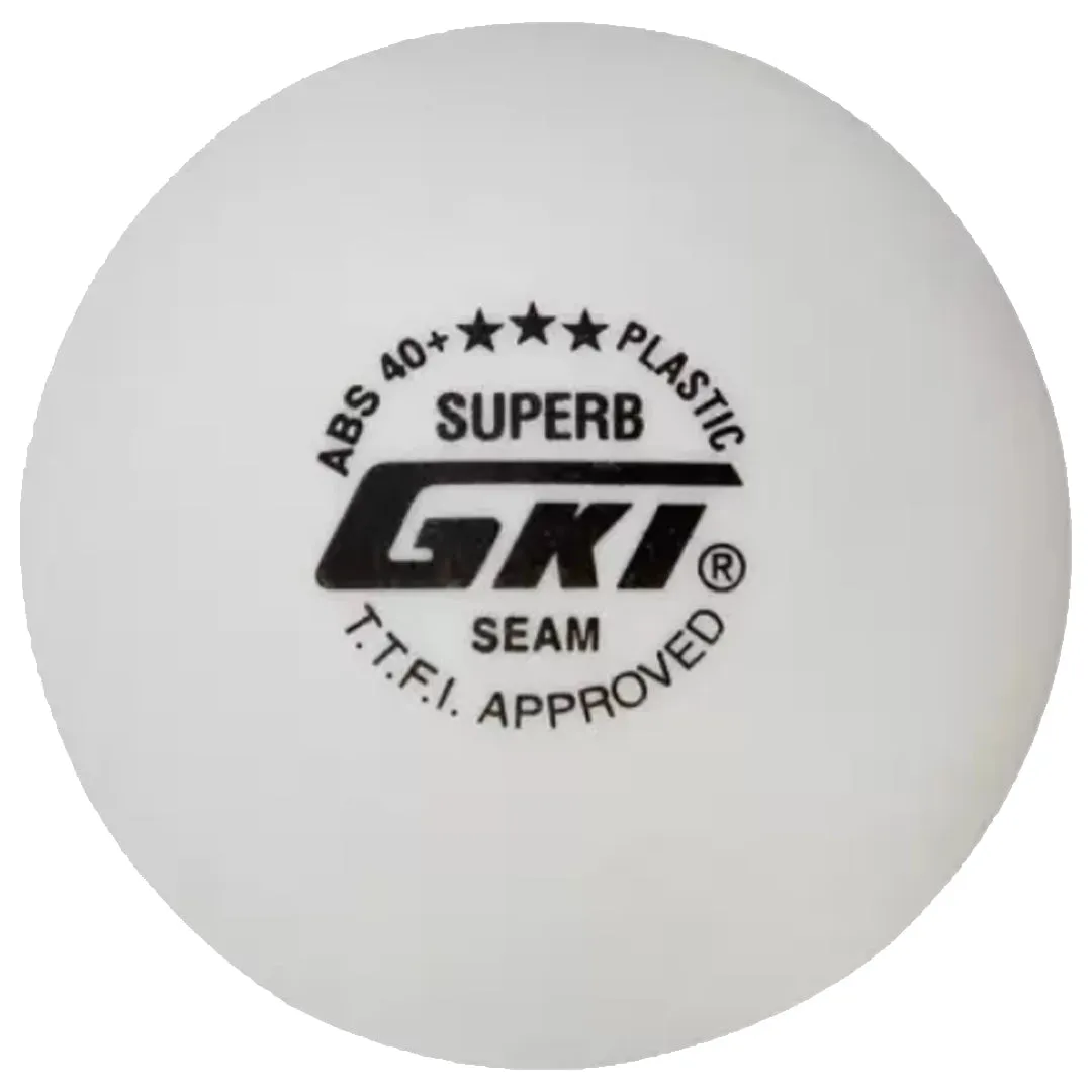 GKI 3 Star Superb Seam ABS 40+ Table Tennis Ball