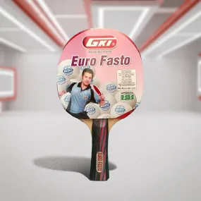 GKI Euro Fasto Table Tennis Bat with Cover