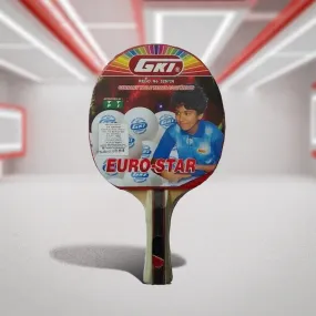 GKI Euro Star Table Tennis Bat with Cover