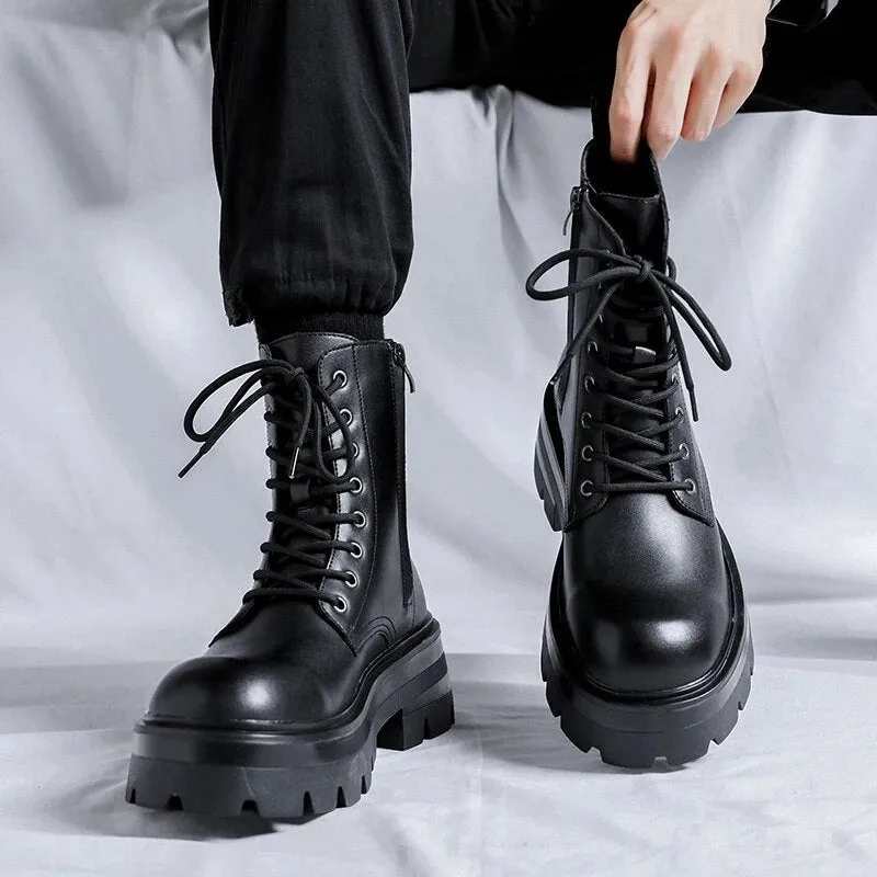 Goam Extra Chunky Sole Lace-up Boots