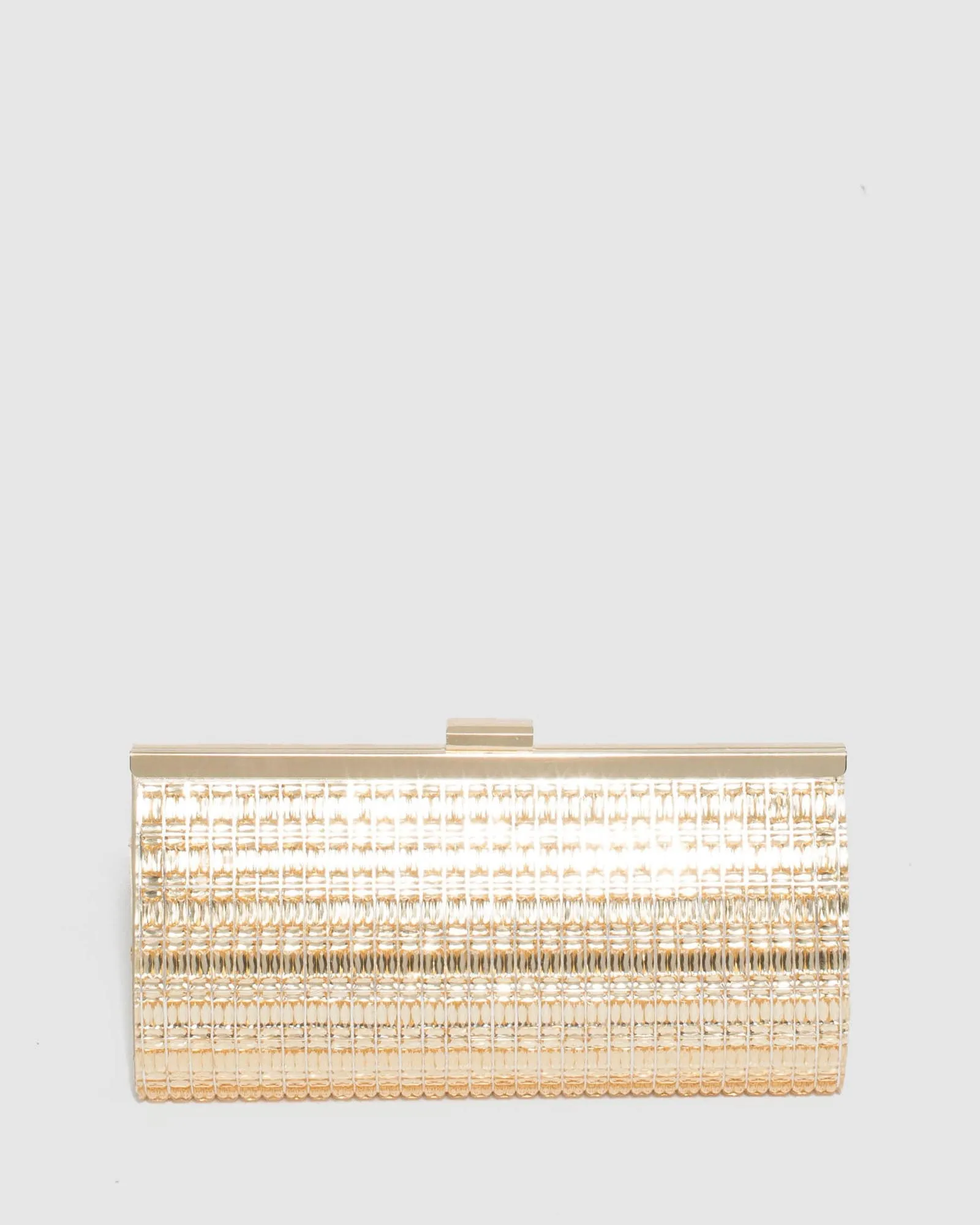 Gold Liza Sparkle Clutch Bag