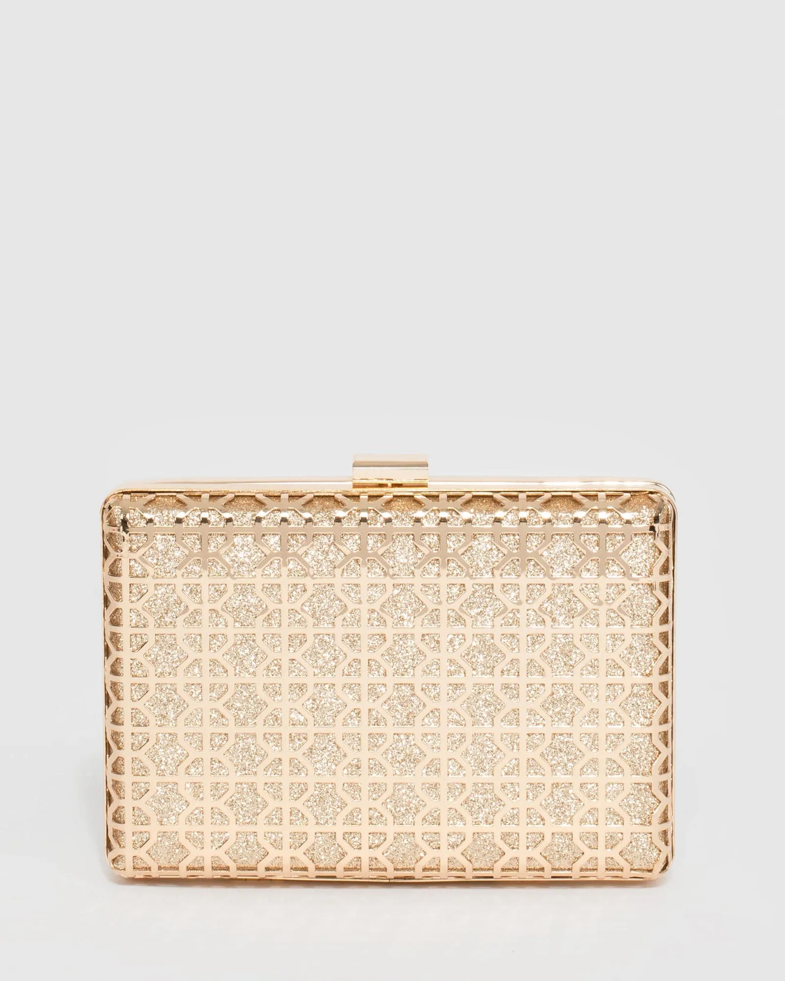 Gold Lizama Clutch Bag