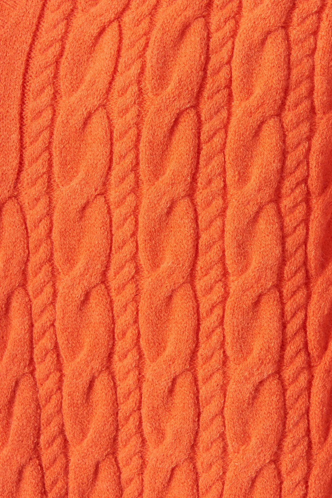 Goldington Knit Cardigan In Tangerine Wool Blend