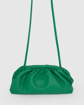 Green Large Rosie Pouch Clutch Bag