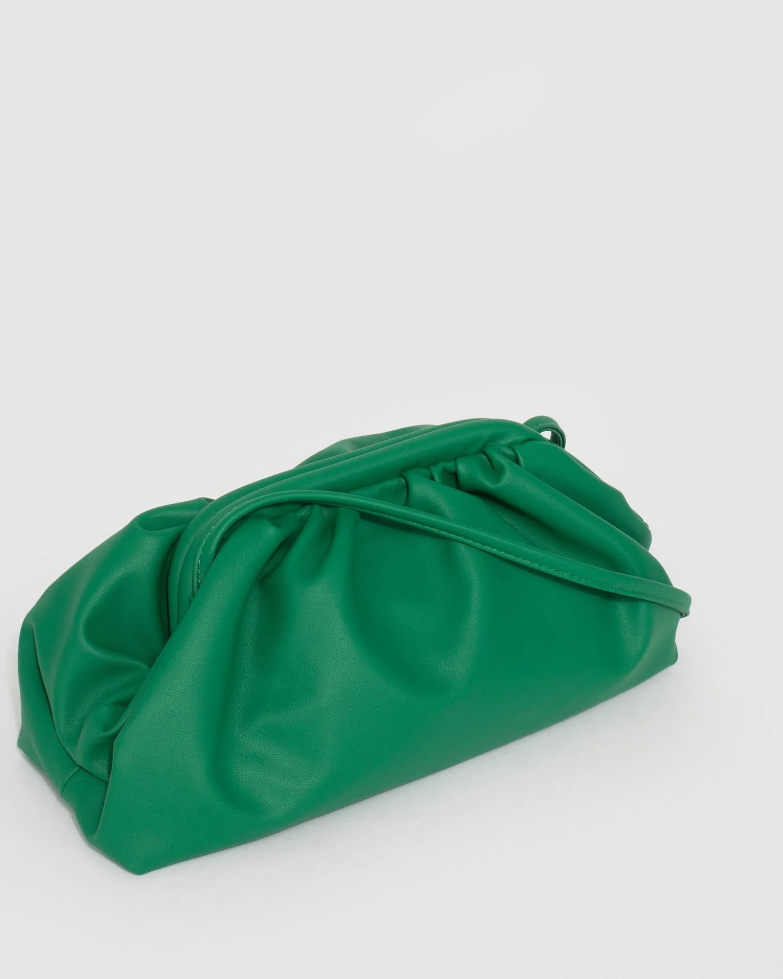 Green Large Rosie Pouch Clutch Bag