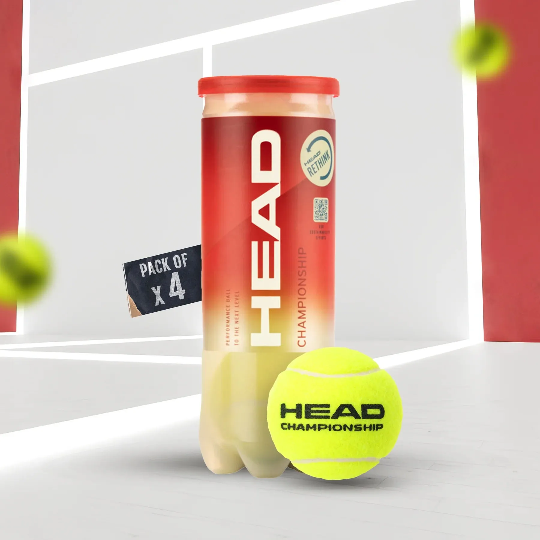 Head Championship Tennis Balls (12 Balls)