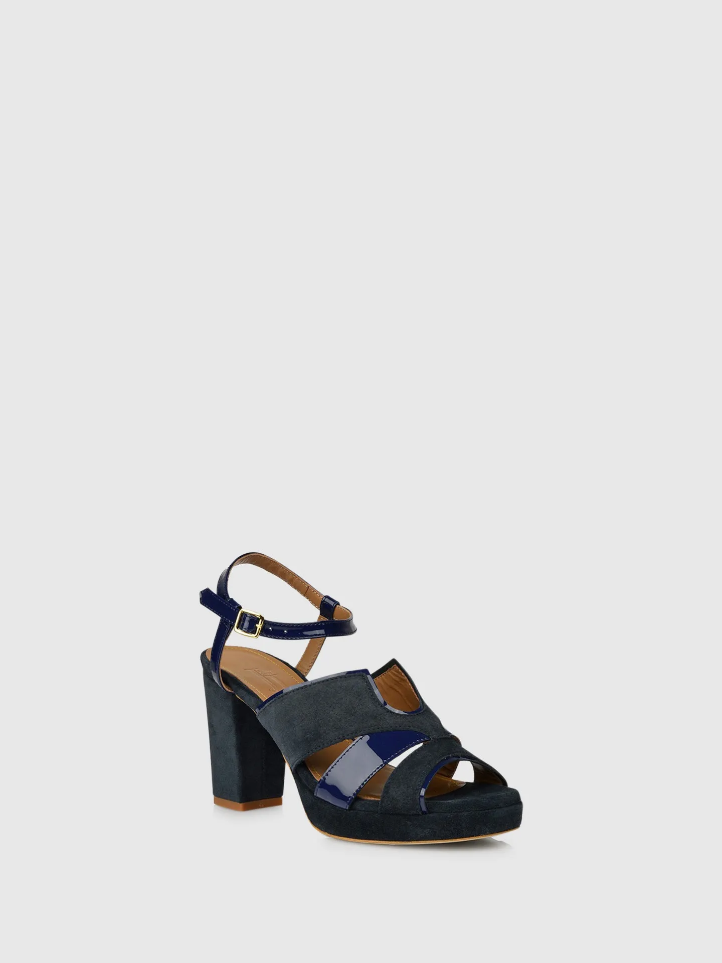 Heel Sandals G04L1 Navy/Blue