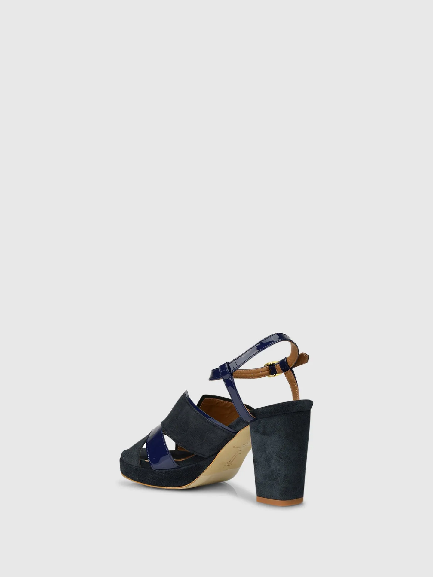 Heel Sandals G04L1 Navy/Blue