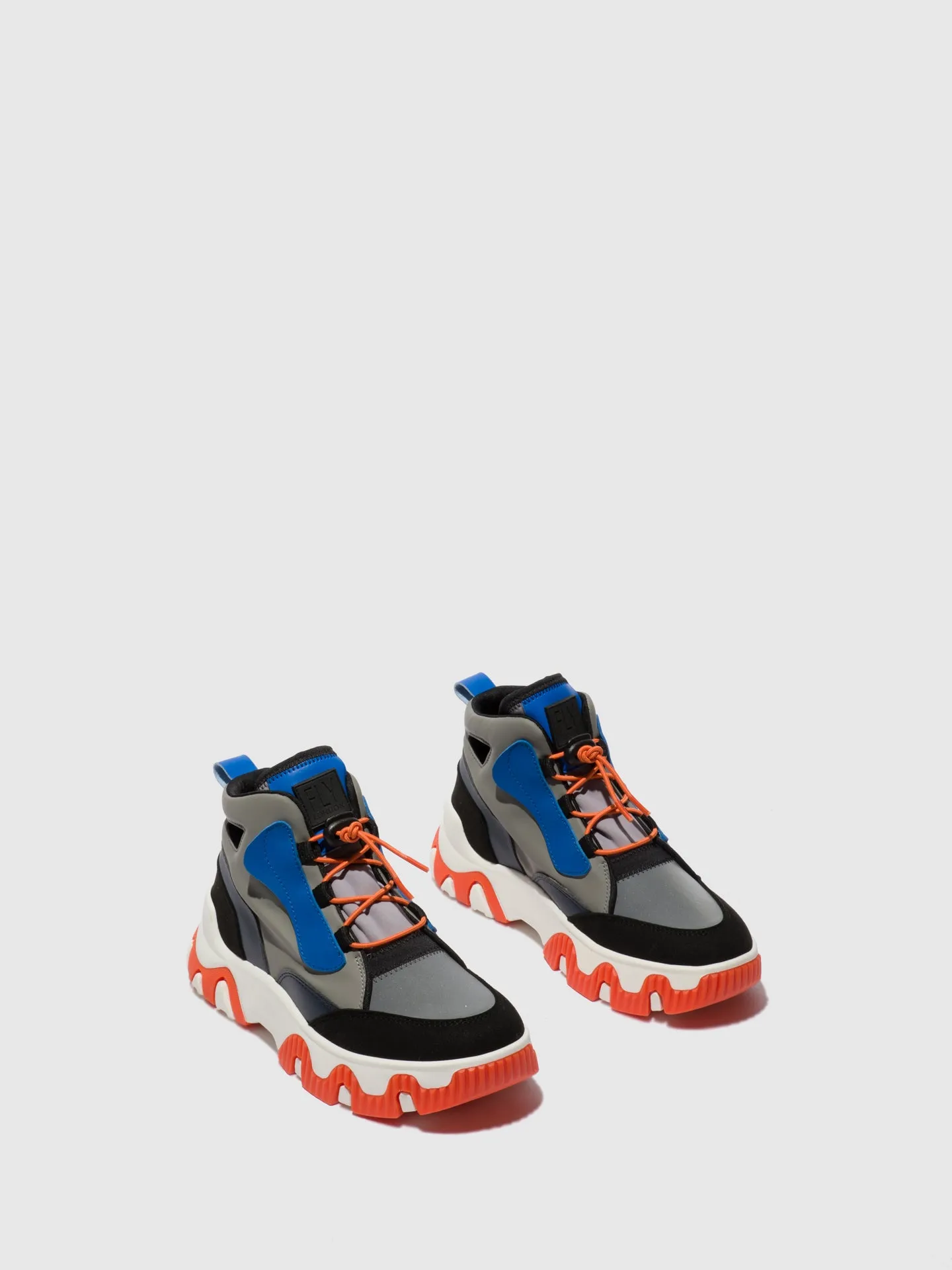 Hi-Top Trainers FENY633FLY MULTI GREY/BLUE/ORANGE