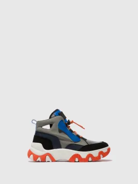 Hi-Top Trainers FENY633FLY MULTI GREY/BLUE/ORANGE